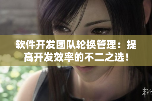 软件开发团队轮换管理：提高开发效率的不二之选！