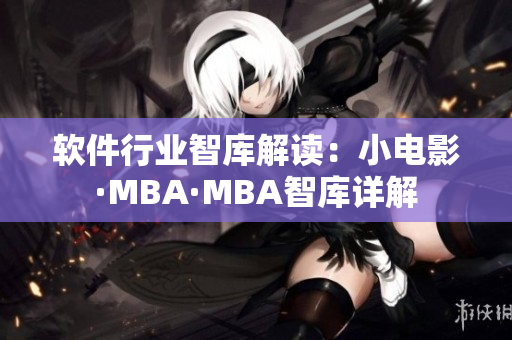 软件行业智库解读：小电影·MBA·MBA智库详解