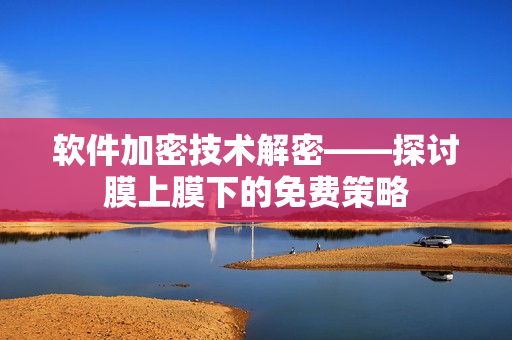 软件加密技术解密——探讨膜上膜下的免费策略