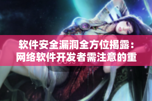 软件安全漏洞全方位揭露：网络软件开发者需注意的重点