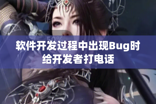 软件开发过程中出现Bug时给开发者打电话