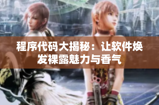 程序代码大揭秘：让软件焕发裸露魅力与香气