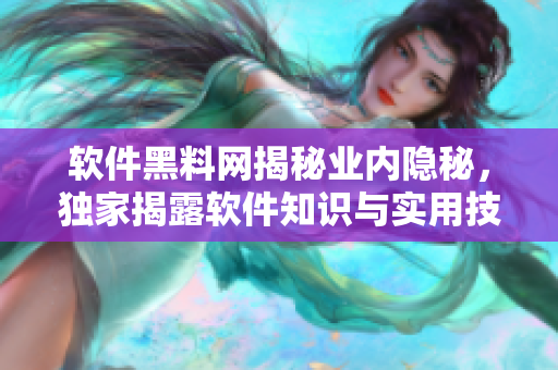 软件黑料网揭秘业内隐秘，独家揭露软件知识与实用技巧！