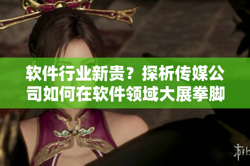软件行业新贵？探析传媒公司如何在软件领域大展拳脚