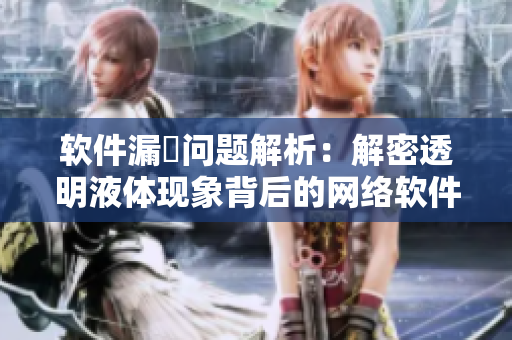 软件漏洩问题解析：解密透明液体现象背后的网络软件技术原理