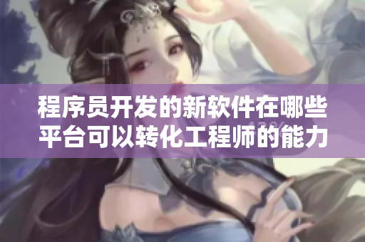 程序员开发的新软件在哪些平台可以转化工程师的能力