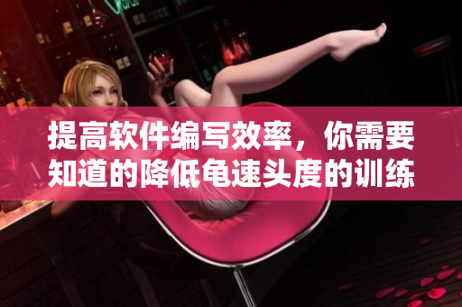 提高软件编写效率，你需要知道的降低龟速头度的训练技巧