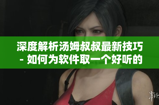 深度解析汤姆叔叔最新技巧 - 如何为软件取一个好听的地域网名