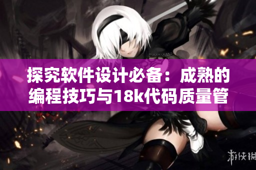 探究软件设计必备：成熟的编程技巧与18k代码质量管理