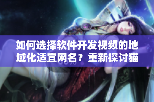 如何选择软件开发视频的地域化适宜网名？重新探讨猫咪MV最新地域网名取法