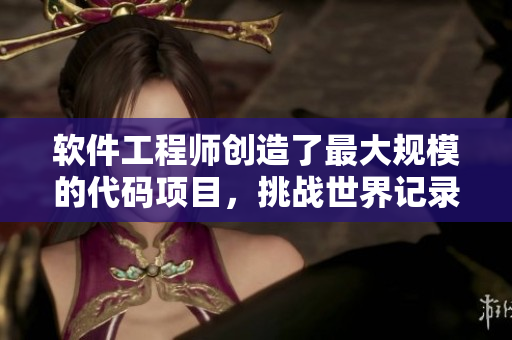 软件工程师创造了最大规模的代码项目，挑战世界记录