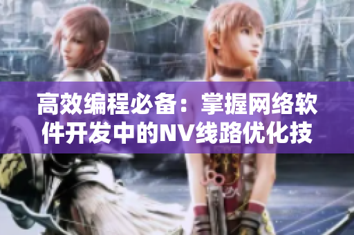 高效编程必备：掌握网络软件开发中的NV线路优化技巧
