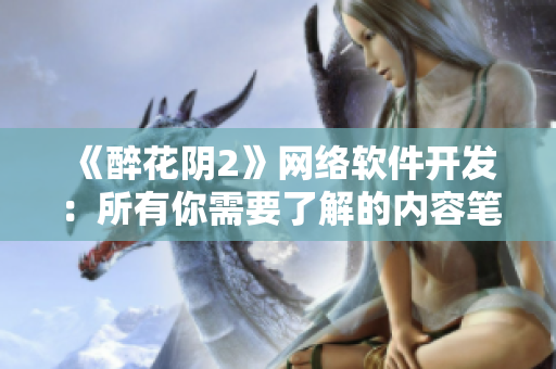 《醉花阴2》网络软件开发：所有你需要了解的内容笔录