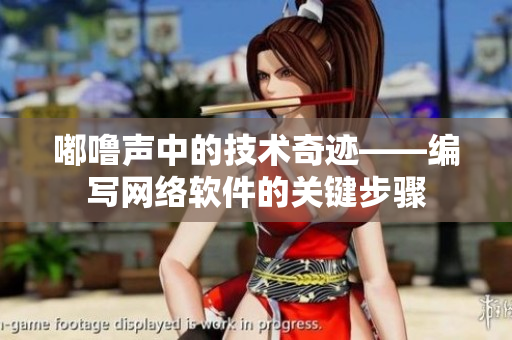 嘟噜声中的技术奇迹——编写网络软件的关键步骤