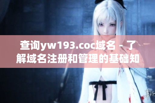 查询yw193.coc域名 - 了解域名注册和管理的基础知识