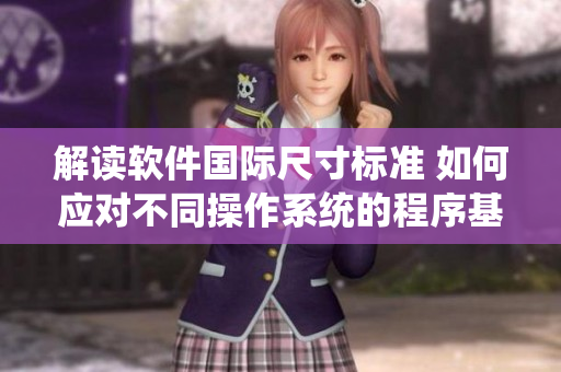 解读软件国际尺寸标准 如何应对不同操作系统的程序基础需求