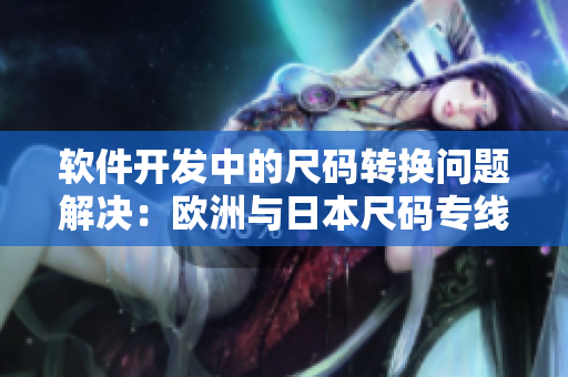 软件开发中的尺码转换问题解决：欧洲与日本尺码专线