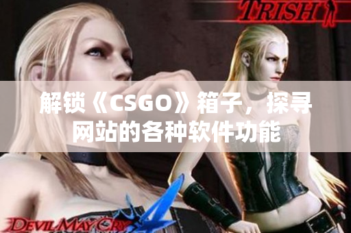解锁《CSGO》箱子，探寻网站的各种软件功能