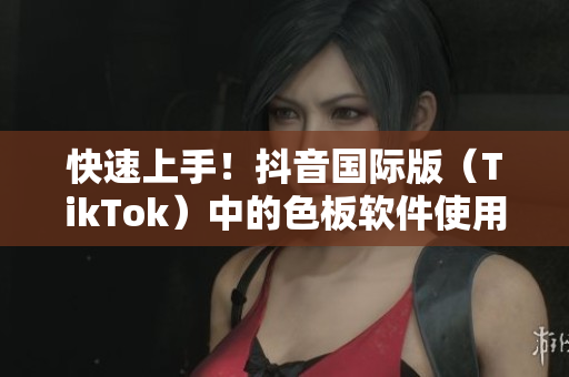 快速上手！抖音国际版（TikTok）中的色板软件使用教程