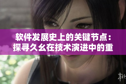 软件发展史上的关键节点：探寻久幺在技术演进中的重要地位