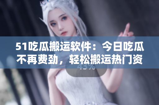 51吃瓜搬运软件：今日吃瓜不再费劲，轻松搬运热门资讯！