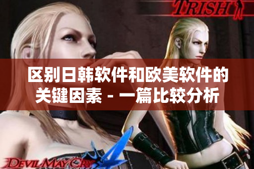 区别日韩软件和欧美软件的关键因素 - 一篇比较分析