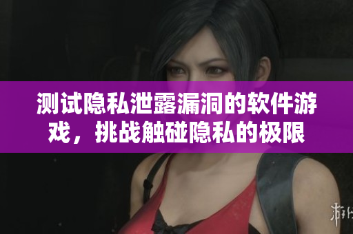 测试隐私泄露漏洞的软件游戏，挑战触碰隐私的极限