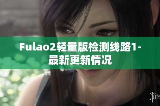 Fulao2轻量版检测线路1-最新更新情况