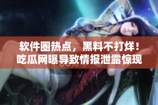 软件圈热点，黑料不打烊！吃瓜网曝导致情报泄露惊现安全漏洞！