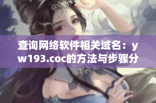 查询网络软件相关域名：yw193.coc的方法与步骤分析