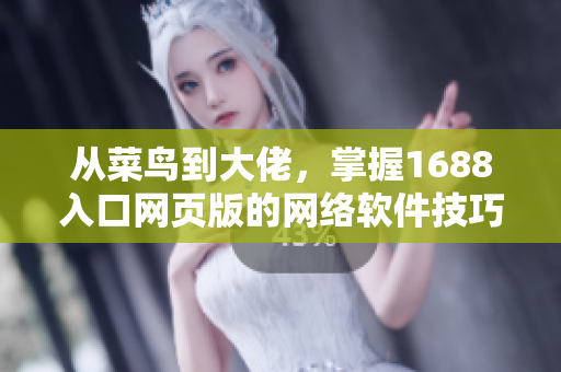 从菜鸟到大佬，掌握1688入口网页版的网络软件技巧