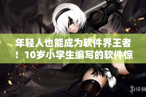 年轻人也能成为软件界王者！10岁小学生编写的软件惊艳业界