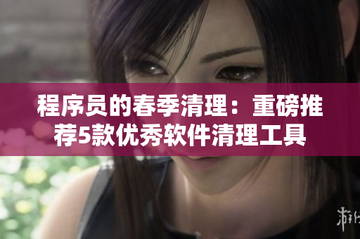 程序员的春季清理：重磅推荐5款优秀软件清理工具