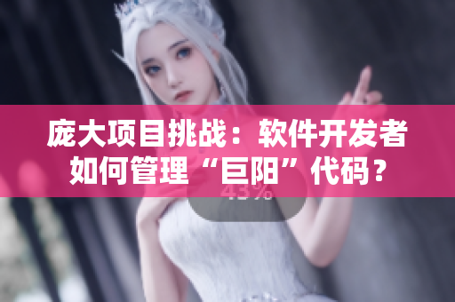 庞大项目挑战：软件开发者如何管理“巨阳”代码？