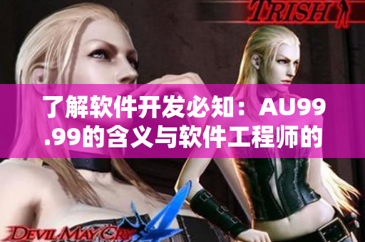 了解软件开发必知：AU99.99的含义与软件工程师的职业素养