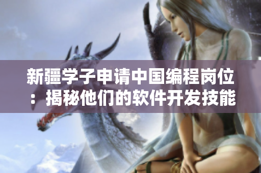 新疆学子申请中国编程岗位：揭秘他们的软件开发技能和求职策略