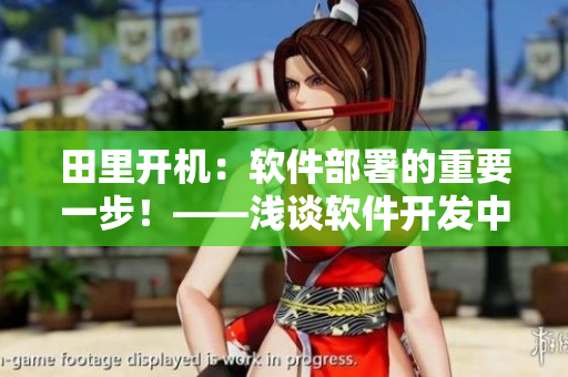 田里开机：软件部署的重要一步！——浅谈软件开发中的部署流程