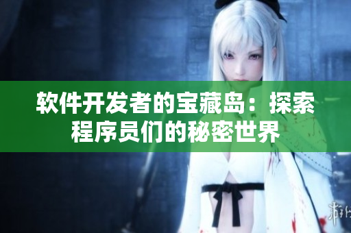 软件开发者的宝藏岛：探索程序员们的秘密世界