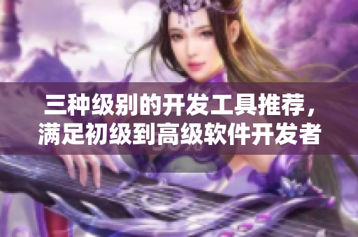 三种级别的开发工具推荐，满足初级到高级软件开发者的需求