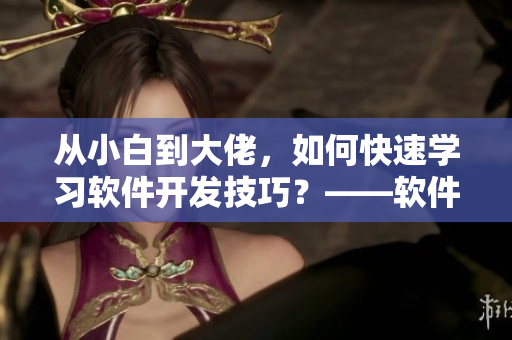 从小白到大佬，如何快速学习软件开发技巧？——软件开发技巧学习指南
