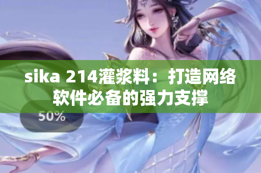 sika 214灌浆料：打造网络软件必备的强力支撑