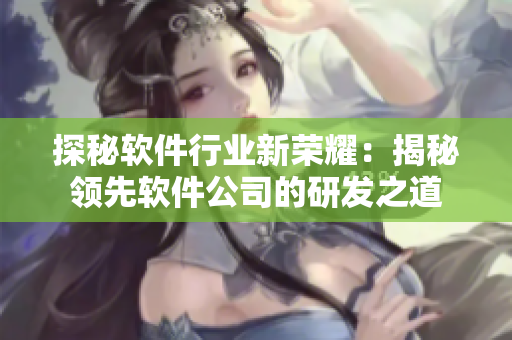 探秘软件行业新荣耀：揭秘领先软件公司的研发之道