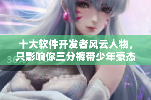 十大软件开发者风云人物，只影响你三分裤带少年豪杰。