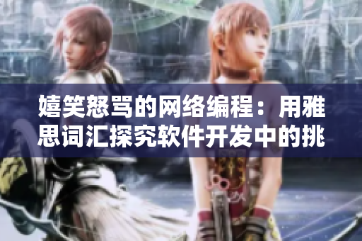 嬉笑怒骂的网络编程：用雅思词汇探究软件开发中的挑战与乐趣