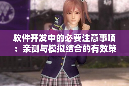 软件开发中的必要注意事项：亲测与模拟结合的有效策略