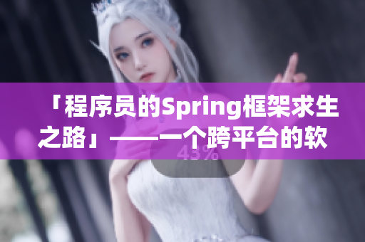 「程序员的Spring框架求生之路」——一个跨平台的软件开发框架