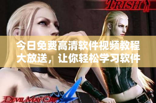 今日免费高清软件视频教程大放送，让你轻松学习软件使用技巧