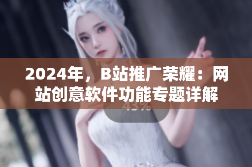 2024年，B站推广荣耀：网站创意软件功能专题详解
