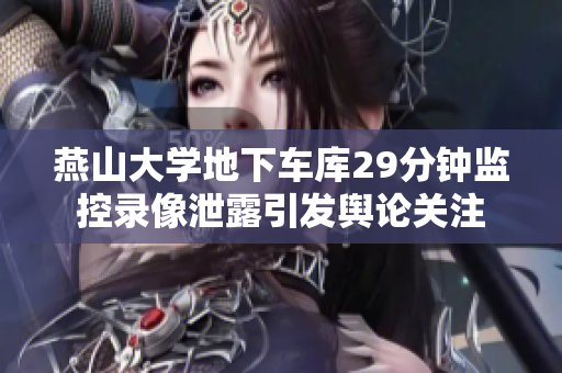 燕山大学地下车库29分钟监控录像泄露引发舆论关注