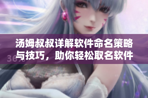 汤姆叔叔详解软件命名策略与技巧，助你轻松取名软件产品